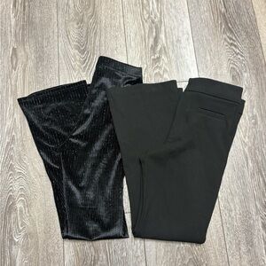 Bundle of 2 flare legs pants for kids. Zara and old navy